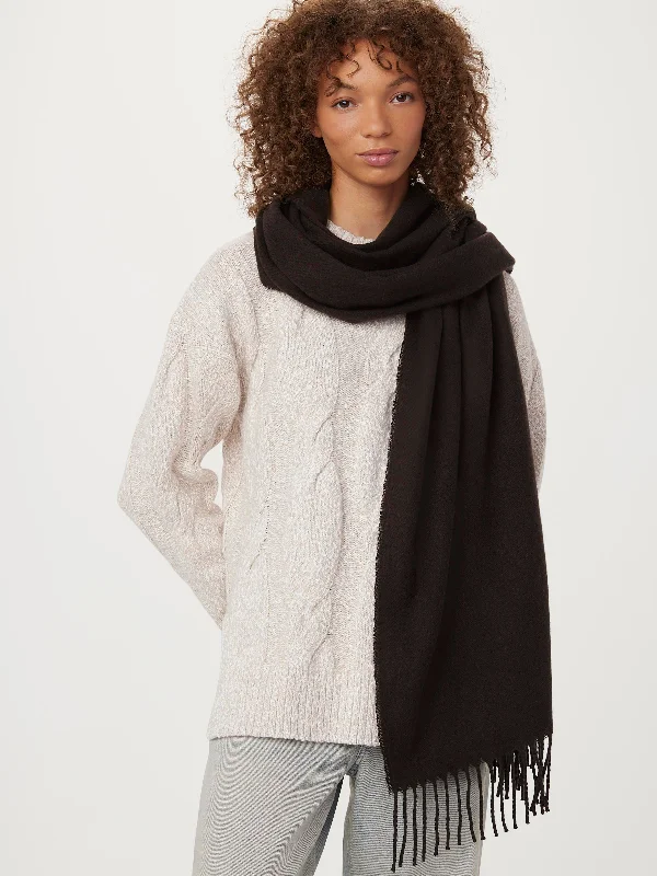 The Solid Scarf in Dark Chocolate