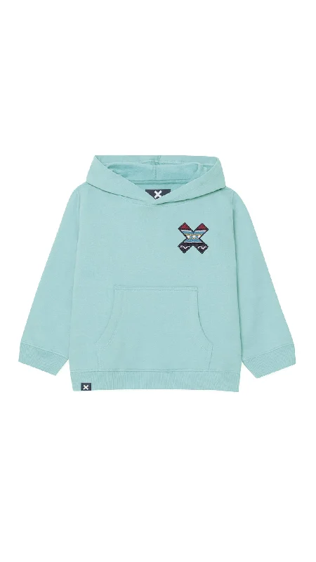 HOODIE KIDS CLASSIC ACQUA