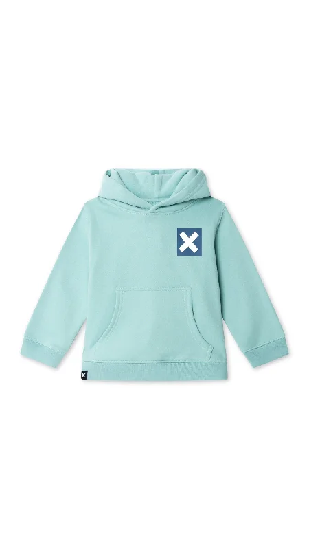 HOODIE KIDS NATURE ACQUA