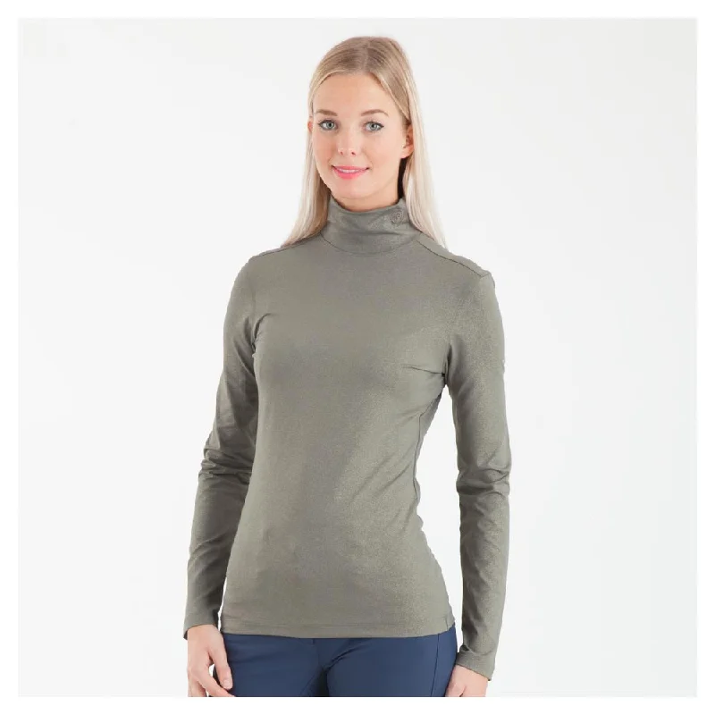 Anky Mockneck Ladies Shirt | Long Sleeve Shirt