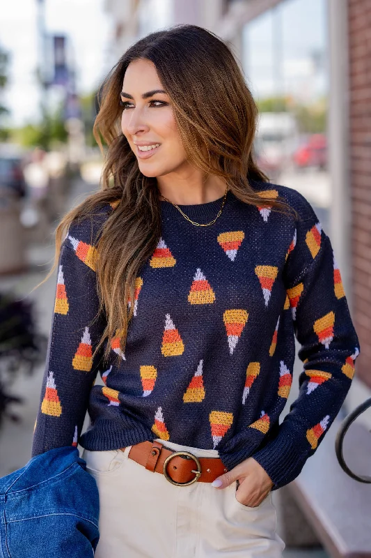 Candy Corn Knit Sweater