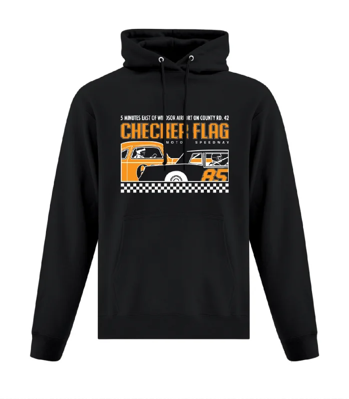 Checker Flag Hooded Sweatshirt