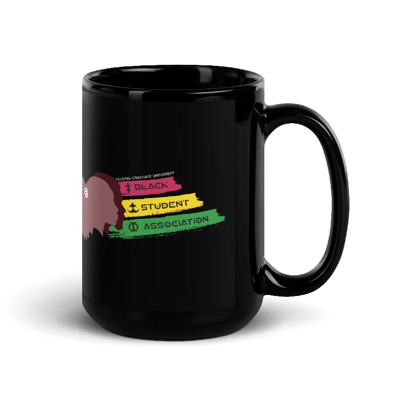 Coffee Mug - 15 oz. Black Glossy | Black Student Association