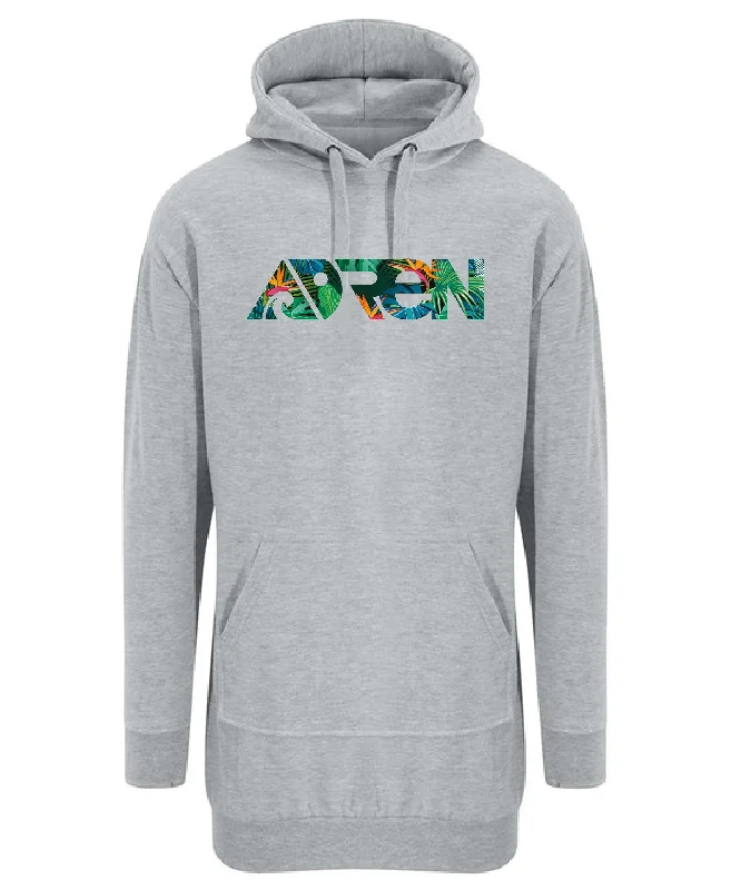 Adren Tropical Logo Hoodie Dress