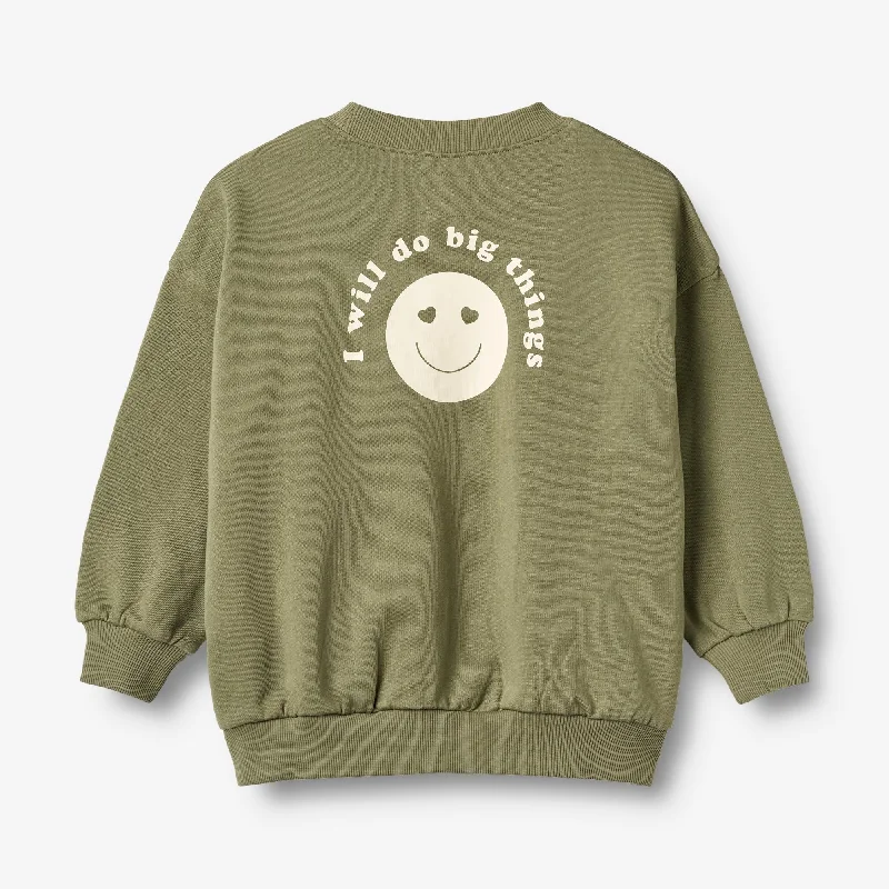 Wheat x Pernille Teisbæk | Crewneck Momu - green