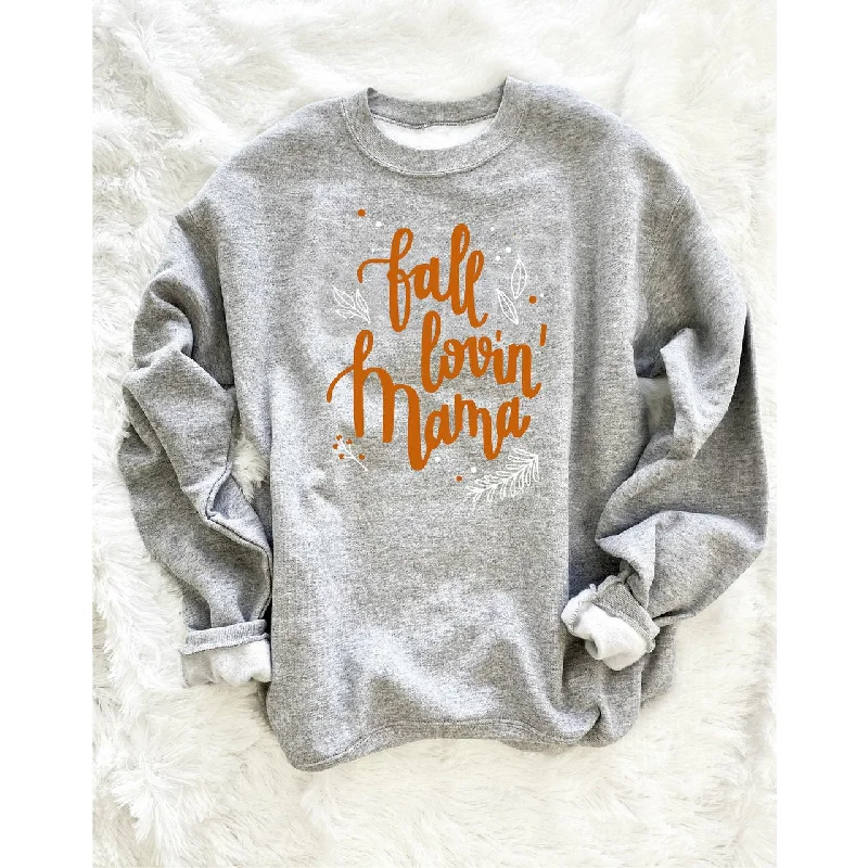 Fall Lovin' Mama Sweatshirt Gray