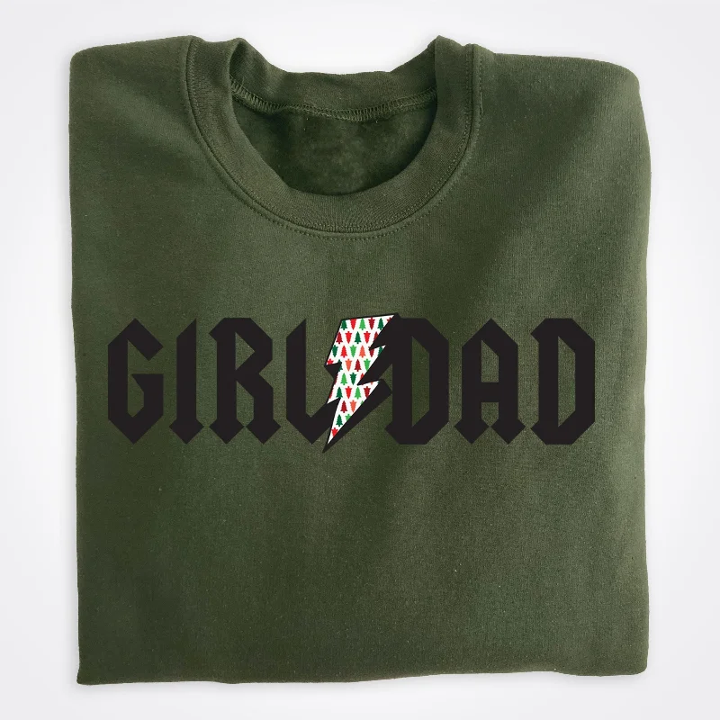 Girldad® Rockin' Trees Crewneck Sweatshirt