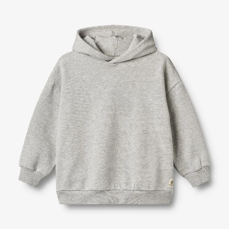 Wheat x Pernille Teisbæk | Hoodie Bonno - grey melange