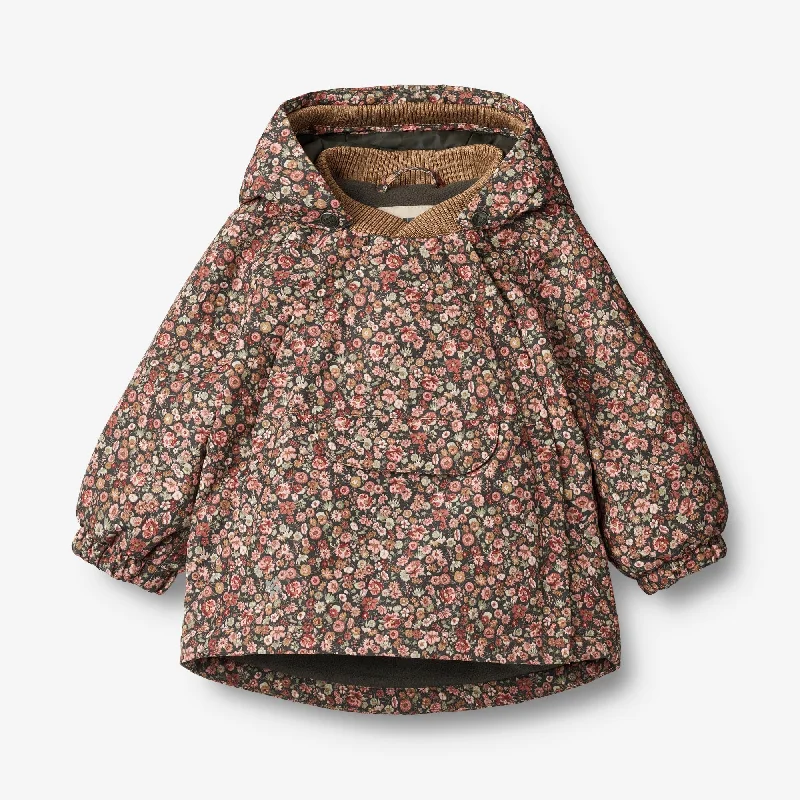 Jacket Sascha Tech - raven wild flowers