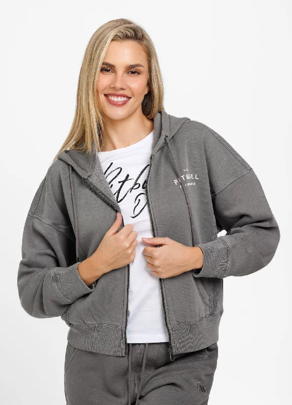 Women's zip-up hoodie Washed Manzanita