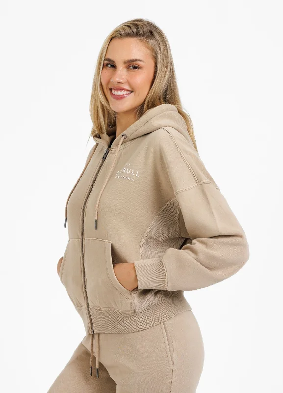 Women's zip-up hoodie Washed Manzanita