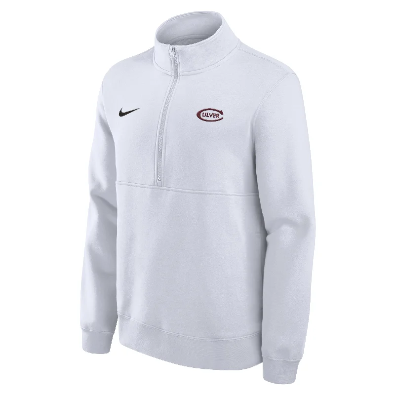 Nilke Club Fleece 1/2 Zip - White