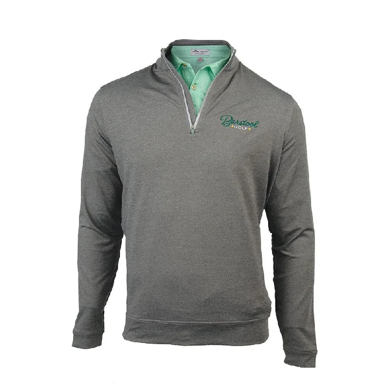 Peter Millar x Barstool Golf Perth Mélange Performance Quarter Zip