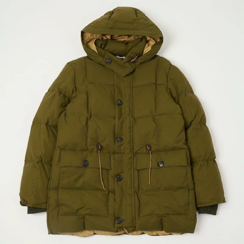 Shangri-La Heritage 'Presena' Quilted Down Jacket - Olive