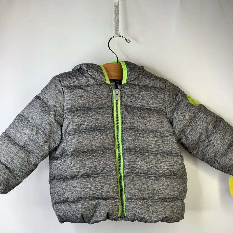 Size 18-24m: Gap Grey Puffy Winter Coat