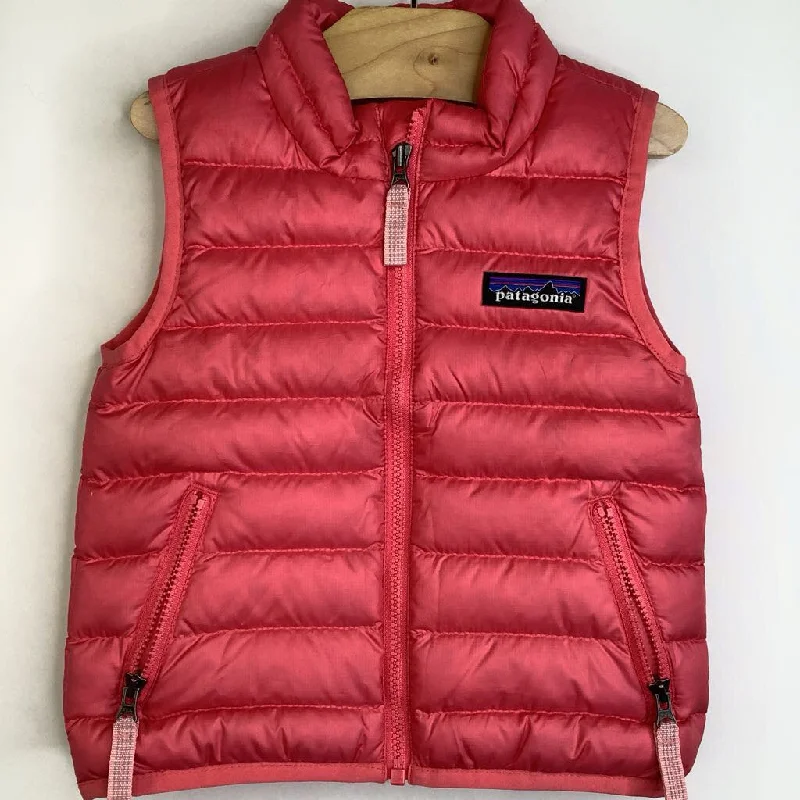 Size Size 6-12m: Patagonia Pink 75% Down Zip-Up Vest