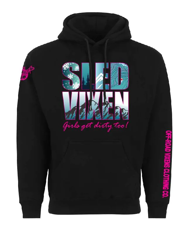 Sled Girl Heavy Weight Unisex Pullover Hoodie