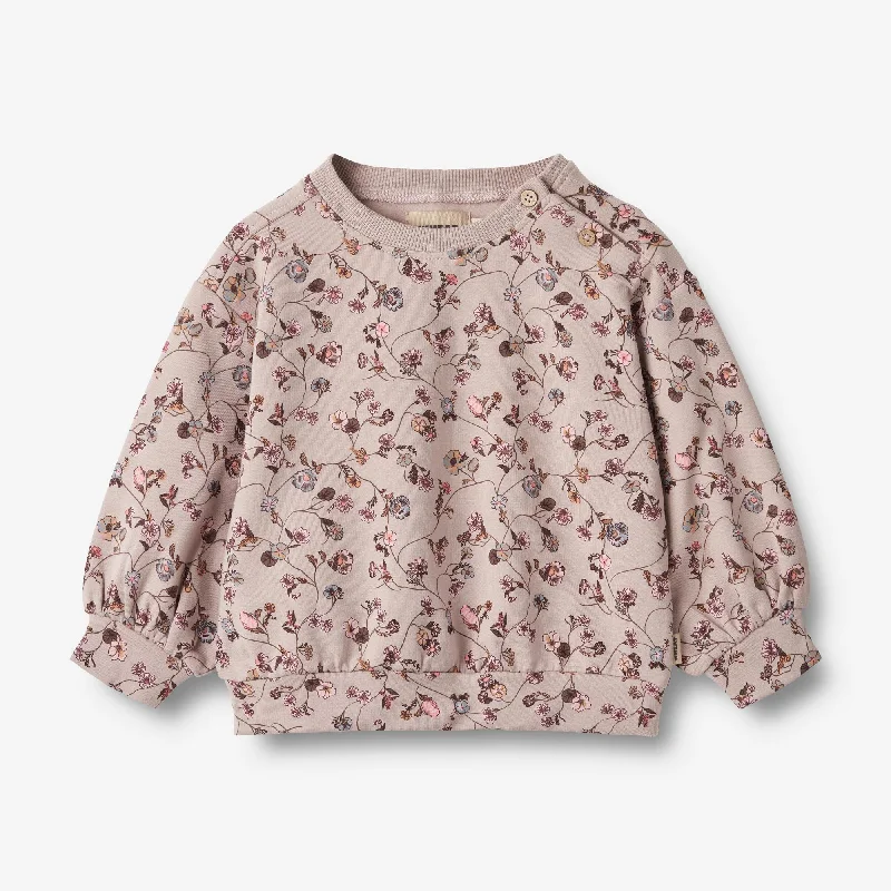 Sweatshirt L/S Lia - dry rose flower vine