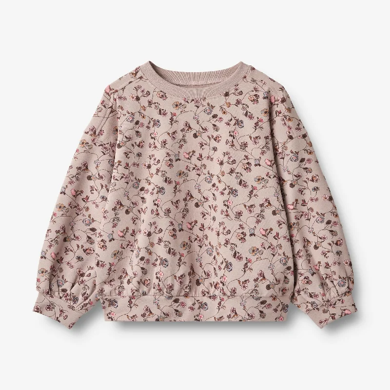 Sweatshirt L/S Lia - dry rose flower vine