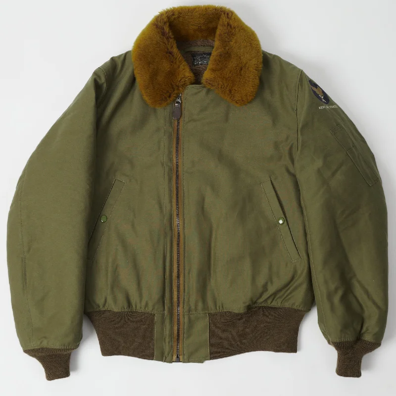 TOYS McCOY 'Type B-15' Flight Jacket - Olive