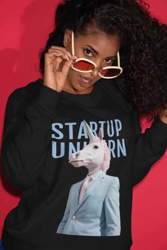 Unicorn Startup Crewneck