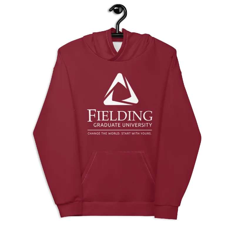 Unisex Eco-friendly Hoodie - Merlot | Fielding Logo