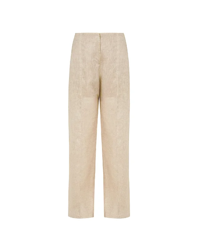 Whitney Tailored Pants - Natural