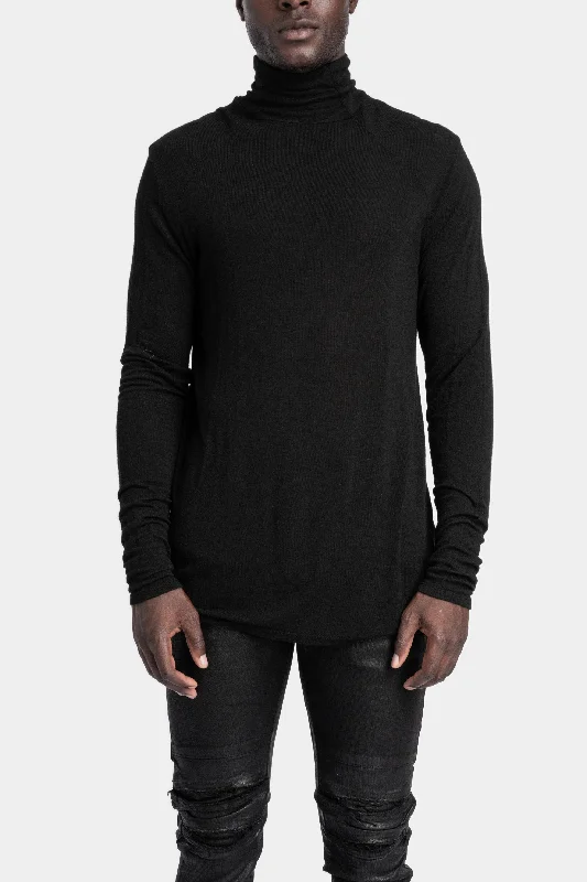 High neck sweater