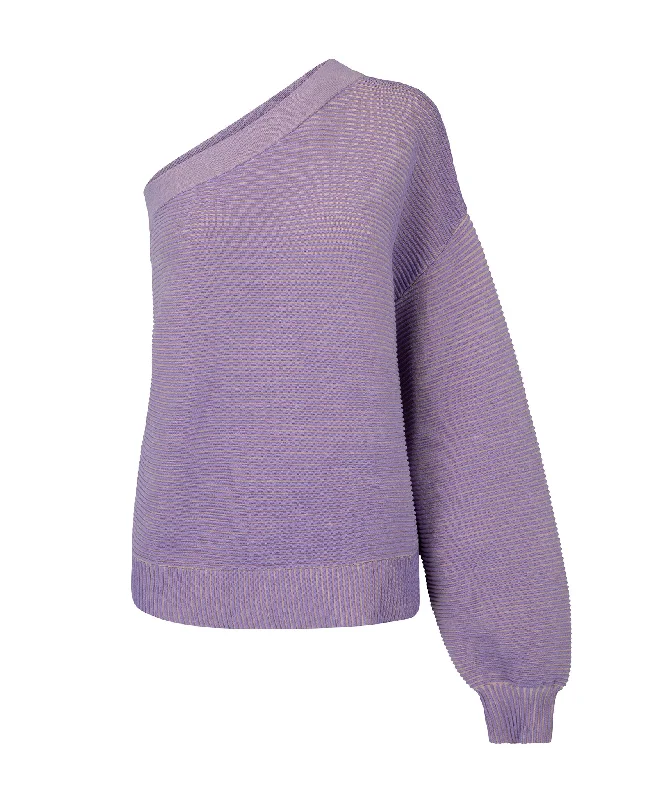 ORGANIC ASYM SWEATER